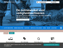 Tablet Screenshot of emmaveiligheidsschoenen.nl